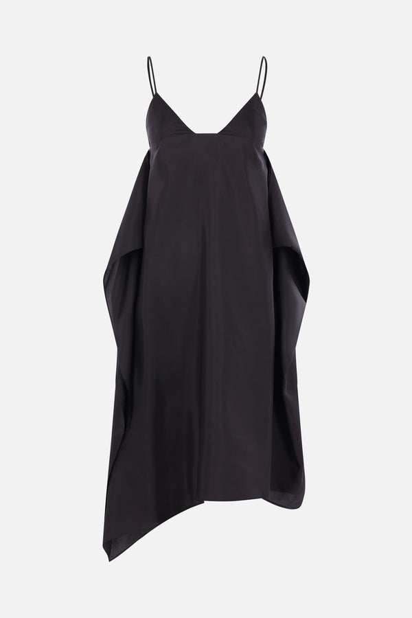 Petit Coat asymmetric dress in silk