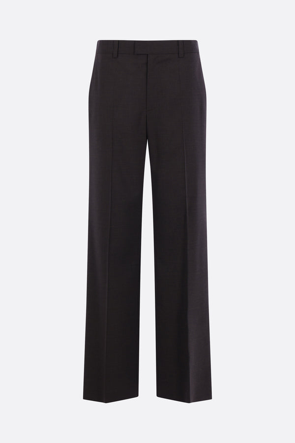 Man trousers in stretch wool