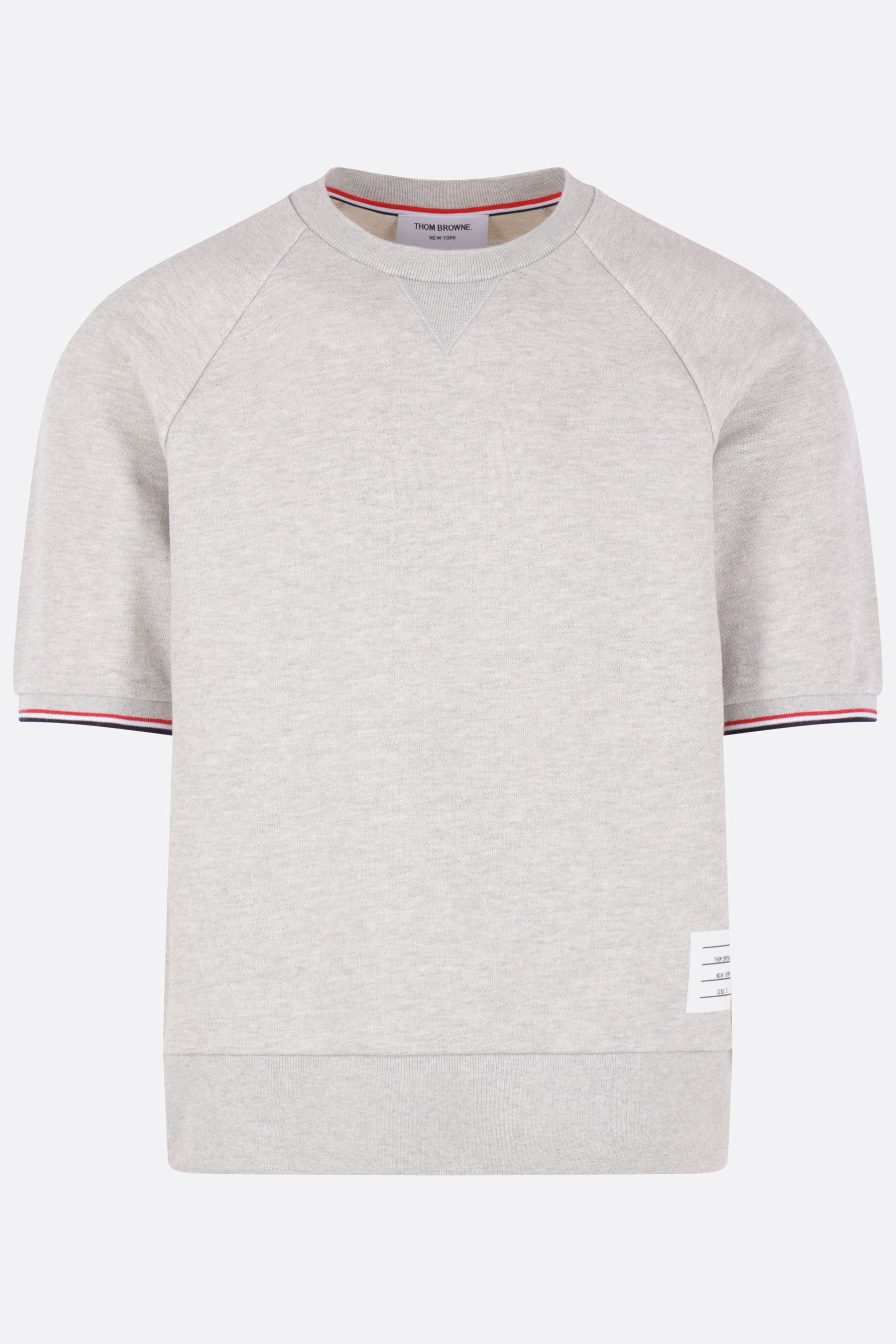 short-sleeve sweatshirt in piquet