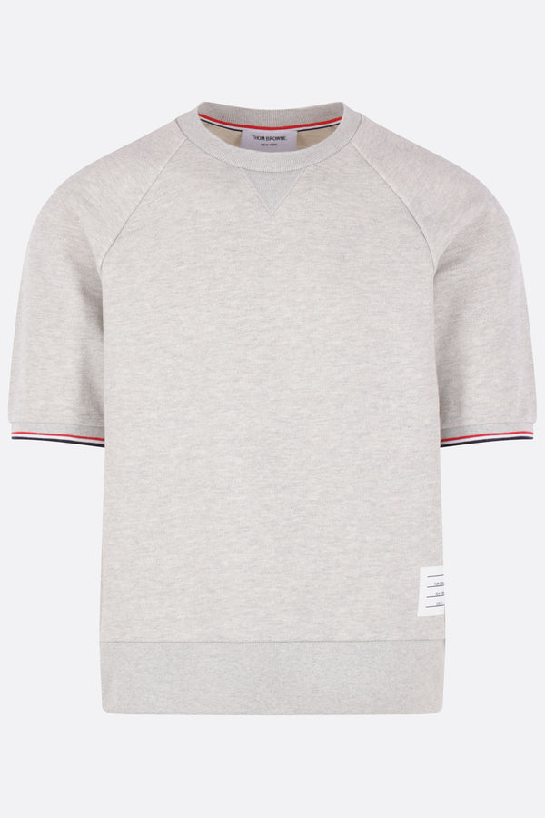 short-sleeve sweatshirt in piquet
