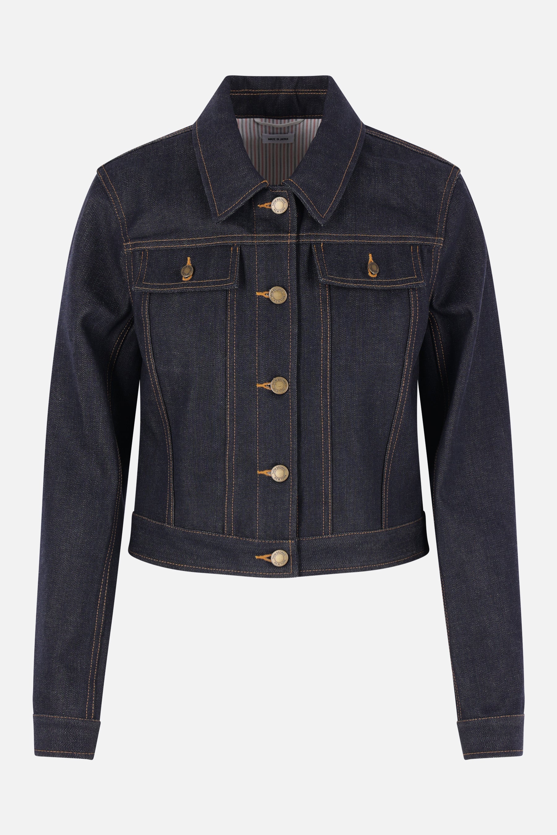 cropped jacket in Japanese Selvedge denim