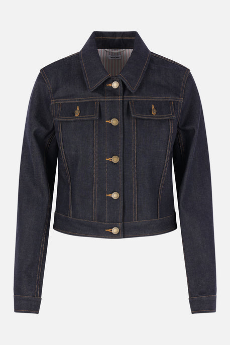 cropped jacket in Japanese Selvedge denim