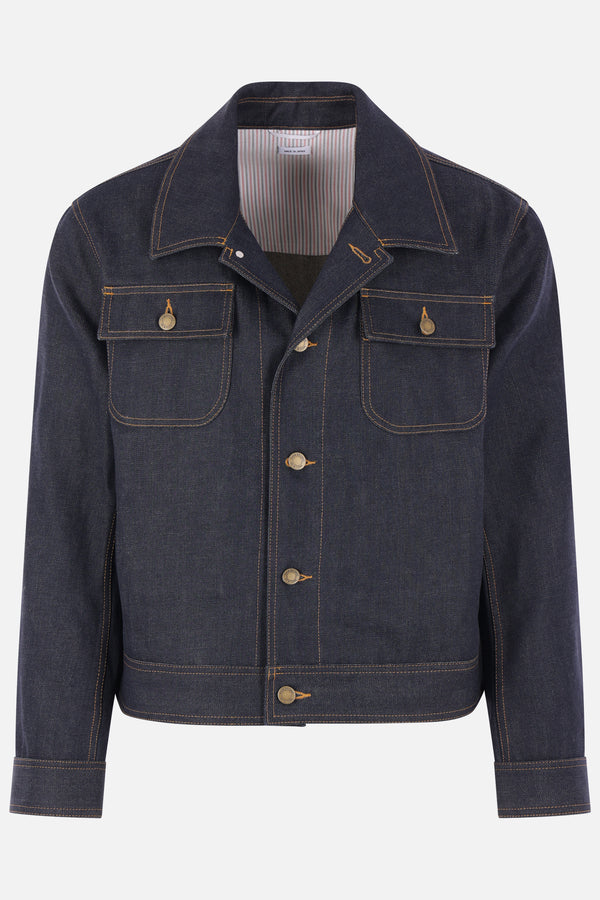 utility jacket in Japanese Selvedge denim