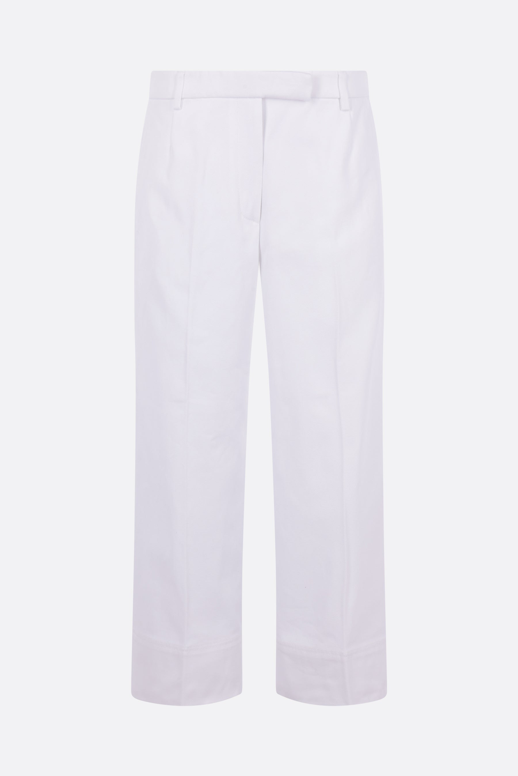 gabardine chino trousers