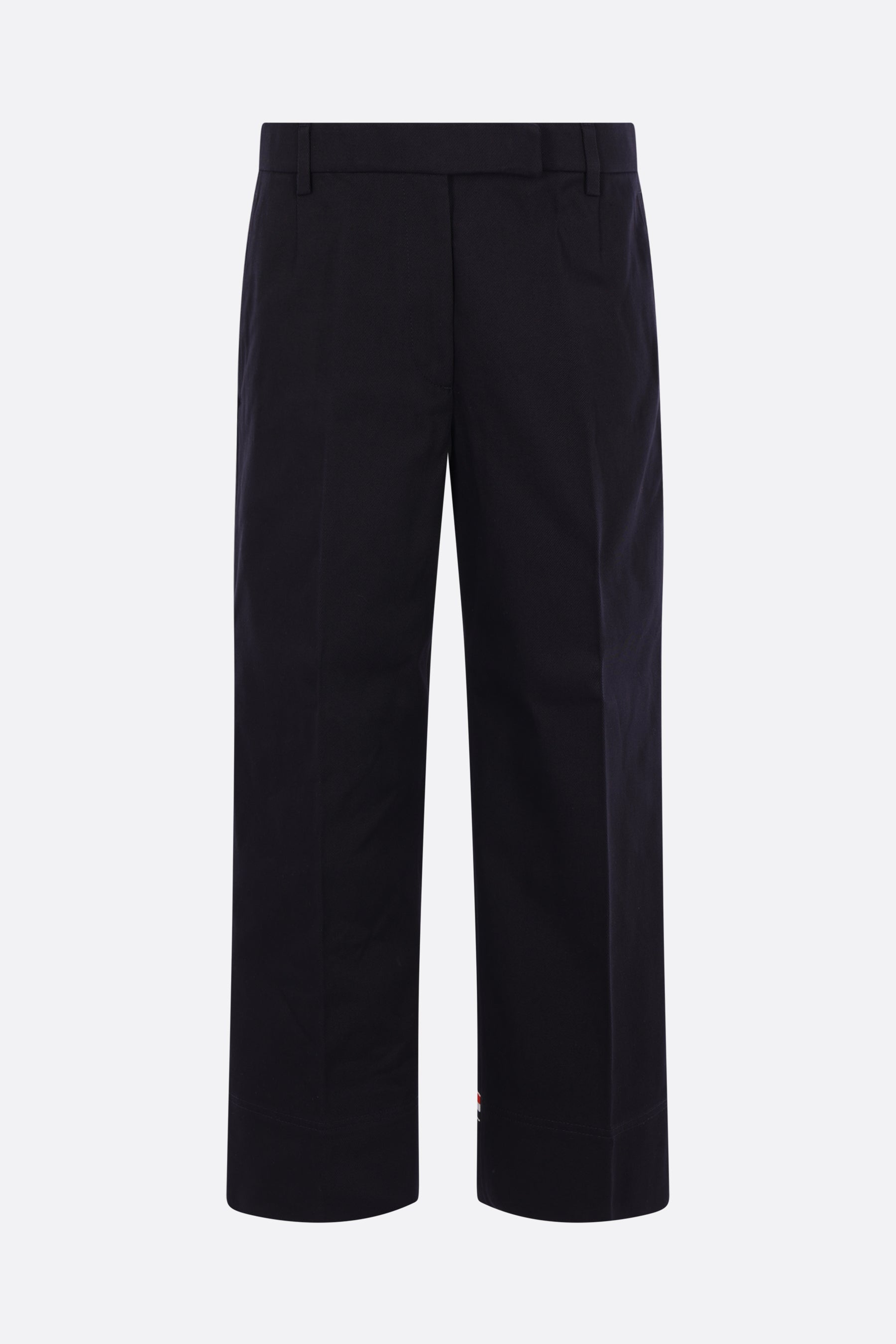 gabardine chino trousers