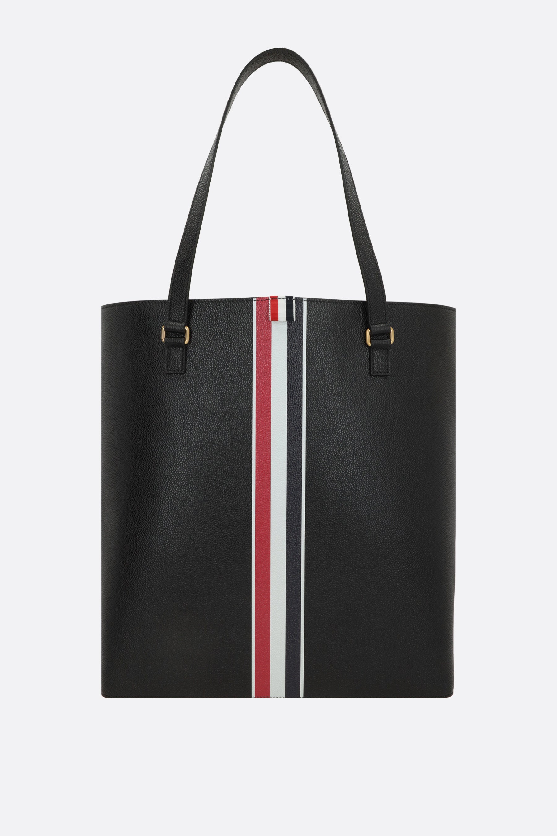 vertical tote bag in Pebble Grain leather