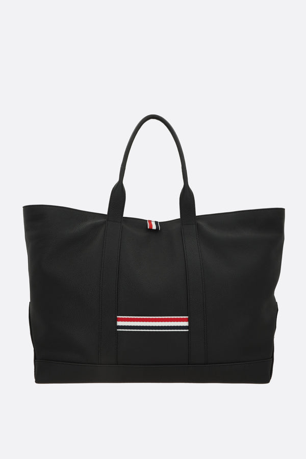 Medium Tool tote bag in grainy leather