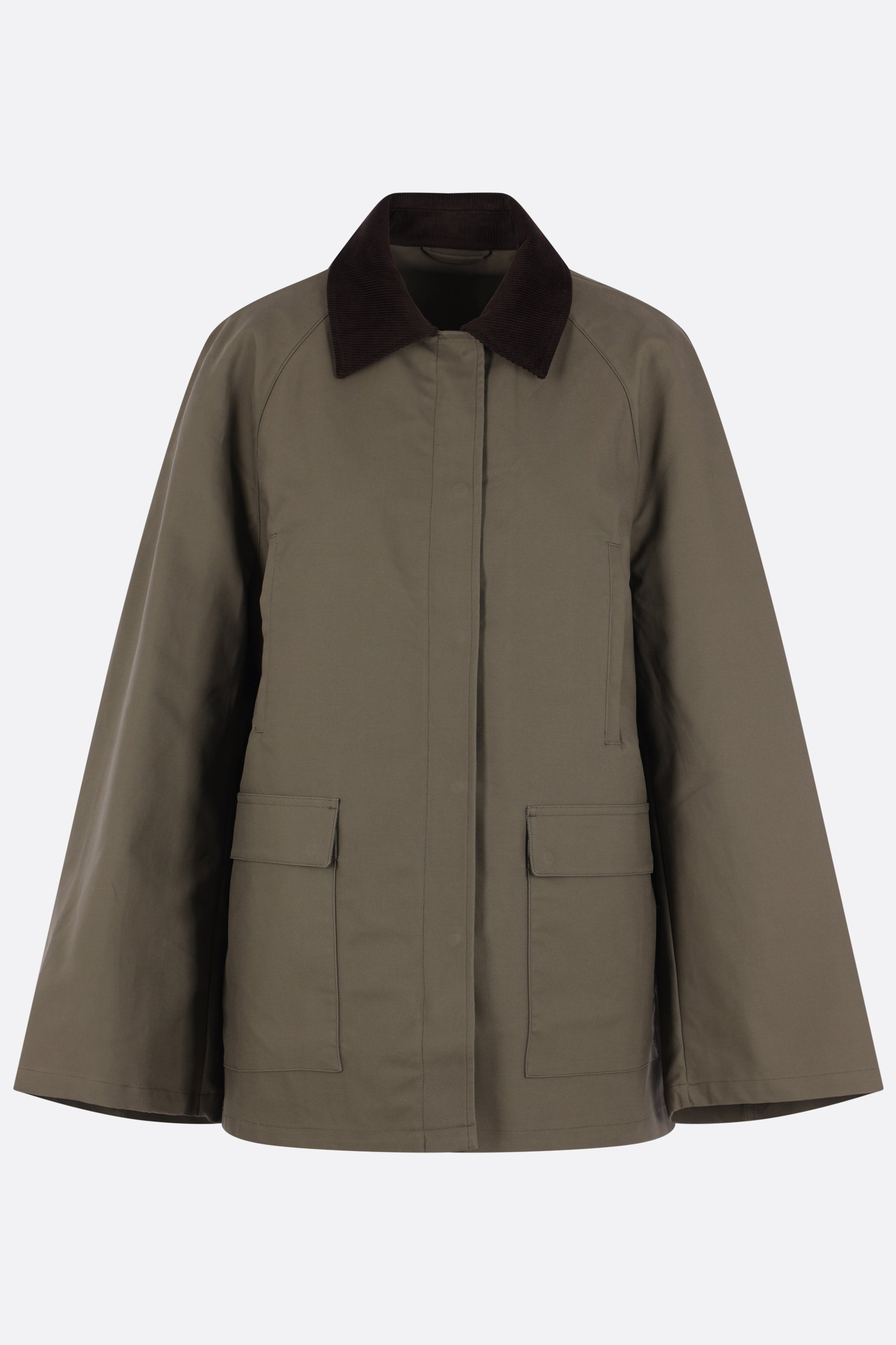 giacca oversize in cotone organico