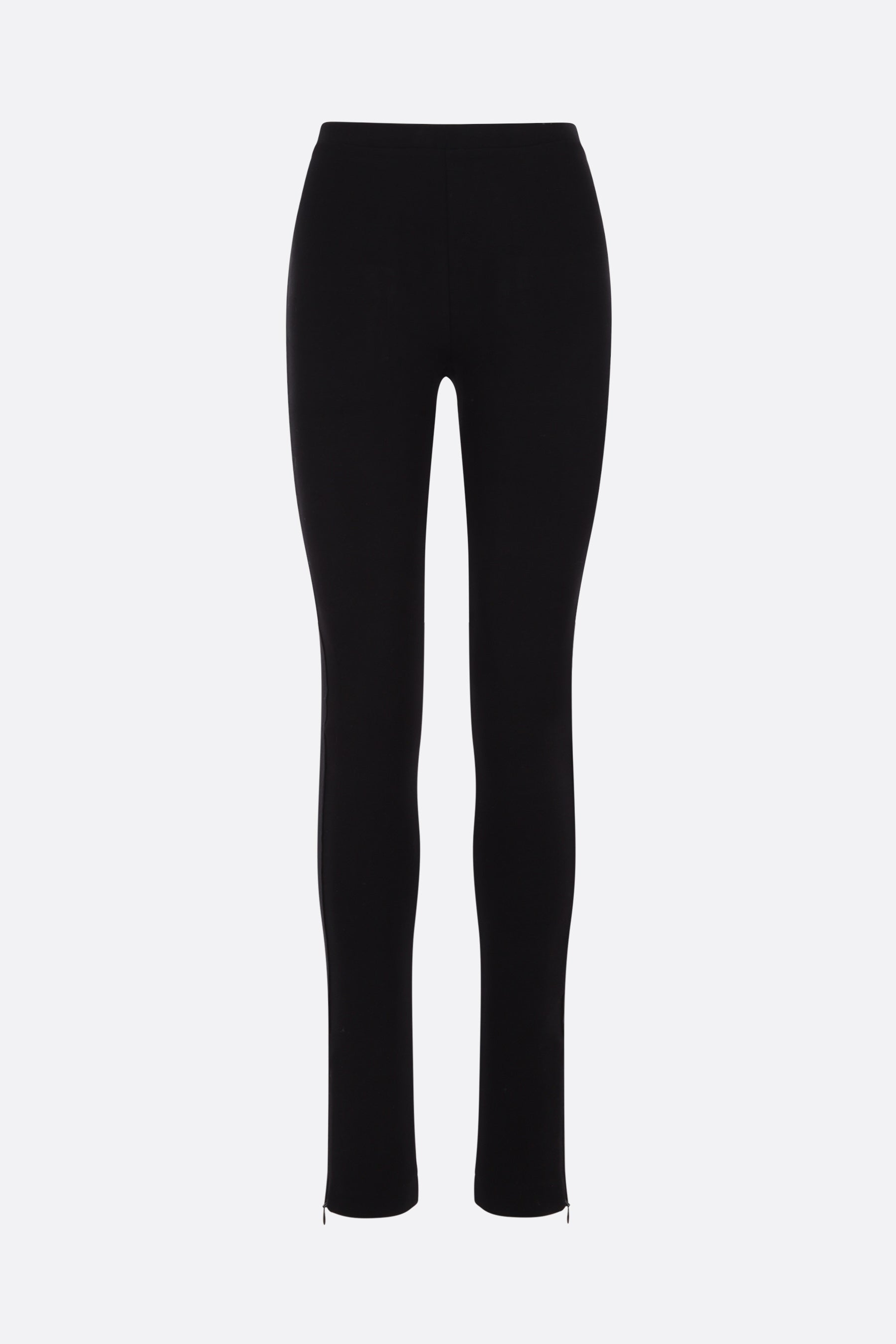 viscose blend zip leggings