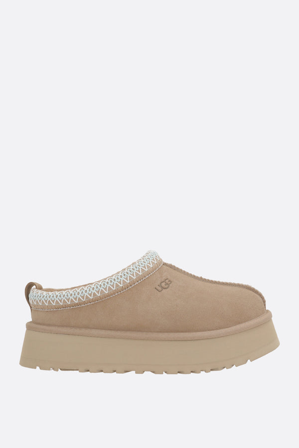Tazz II flatform slippers in suede