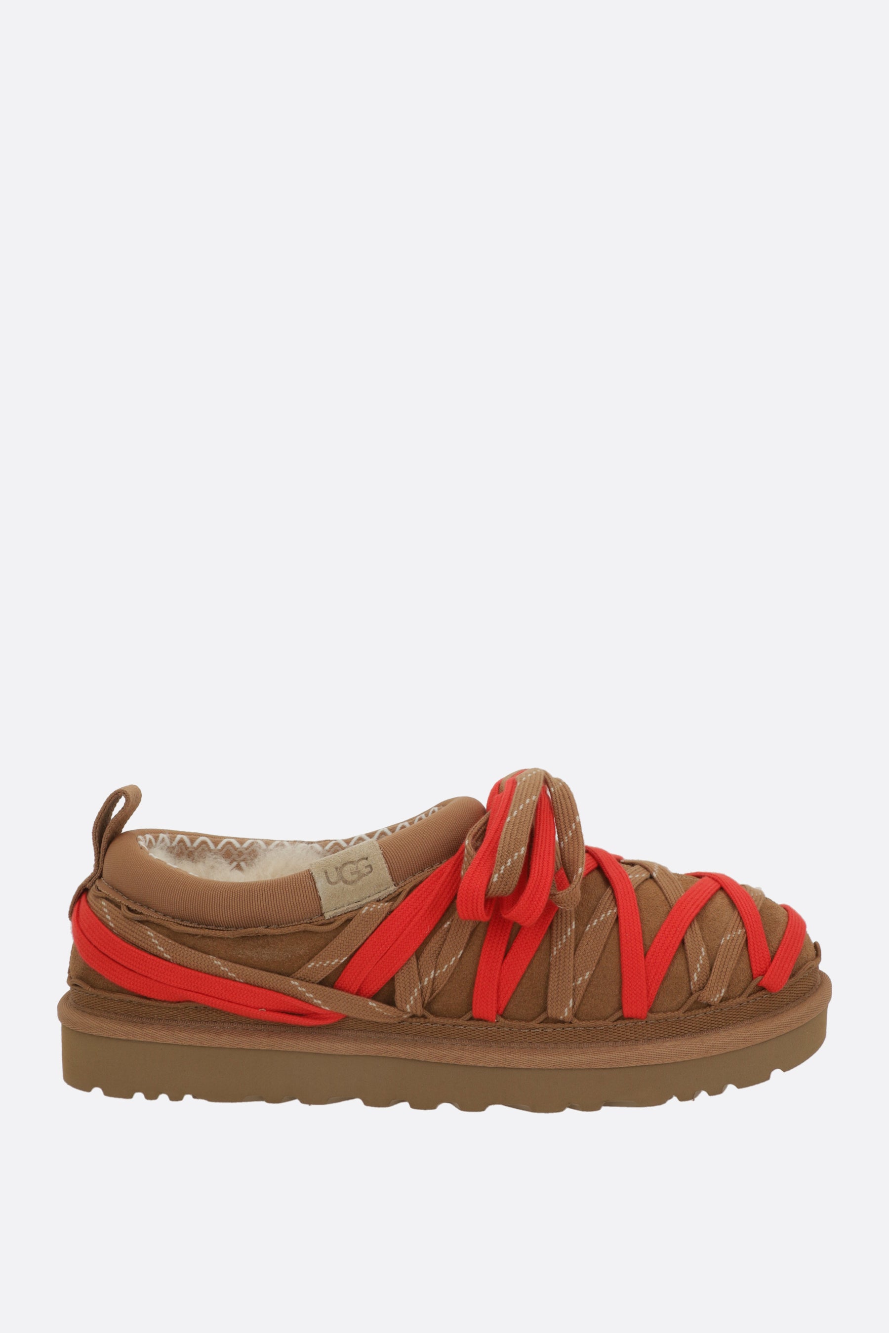 Tasman Lace slippers in suede