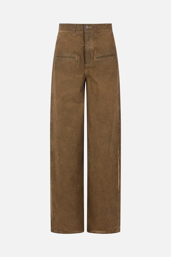 Ball straight-leg jeans in dyed denim