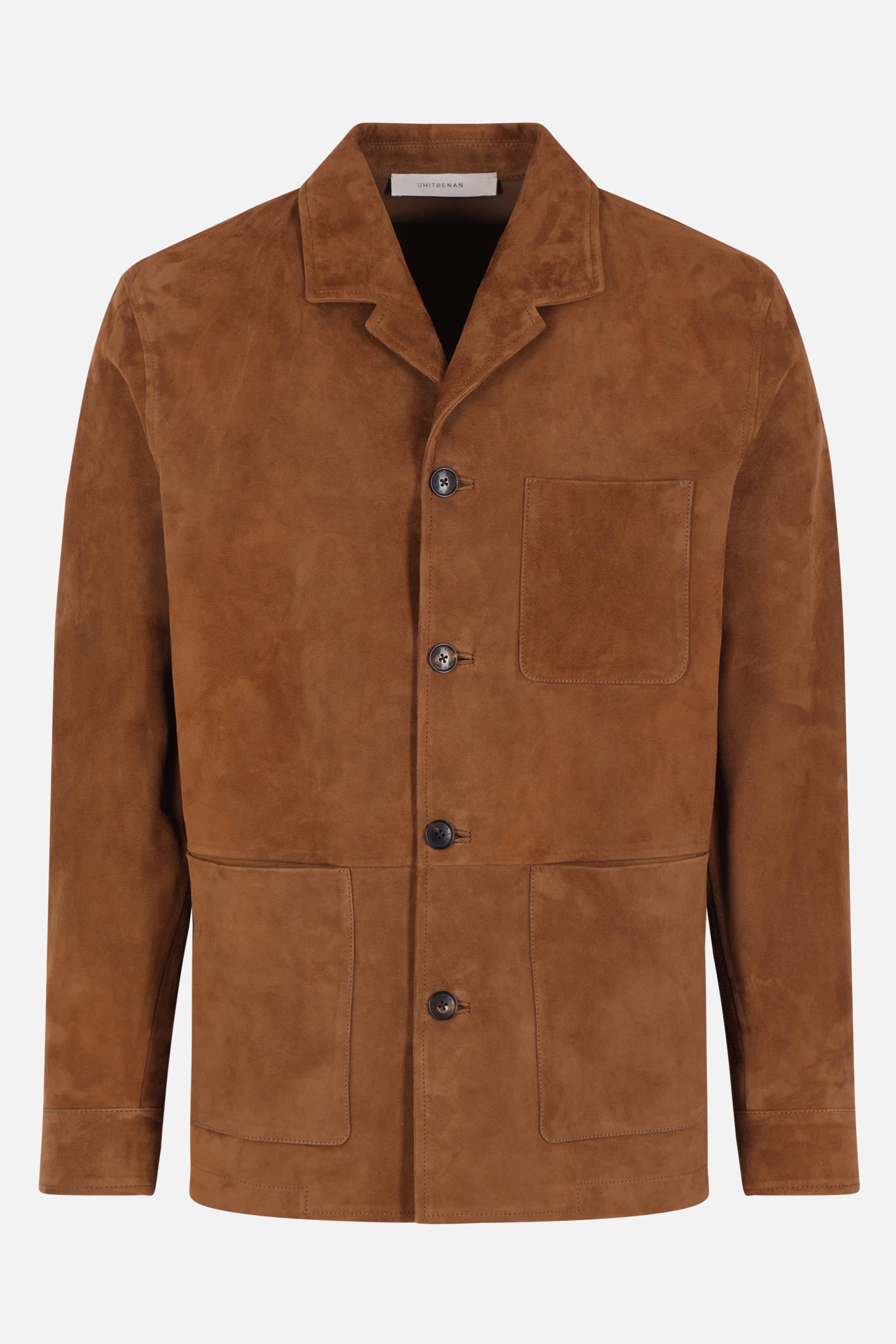 Santiago overshirt in suede