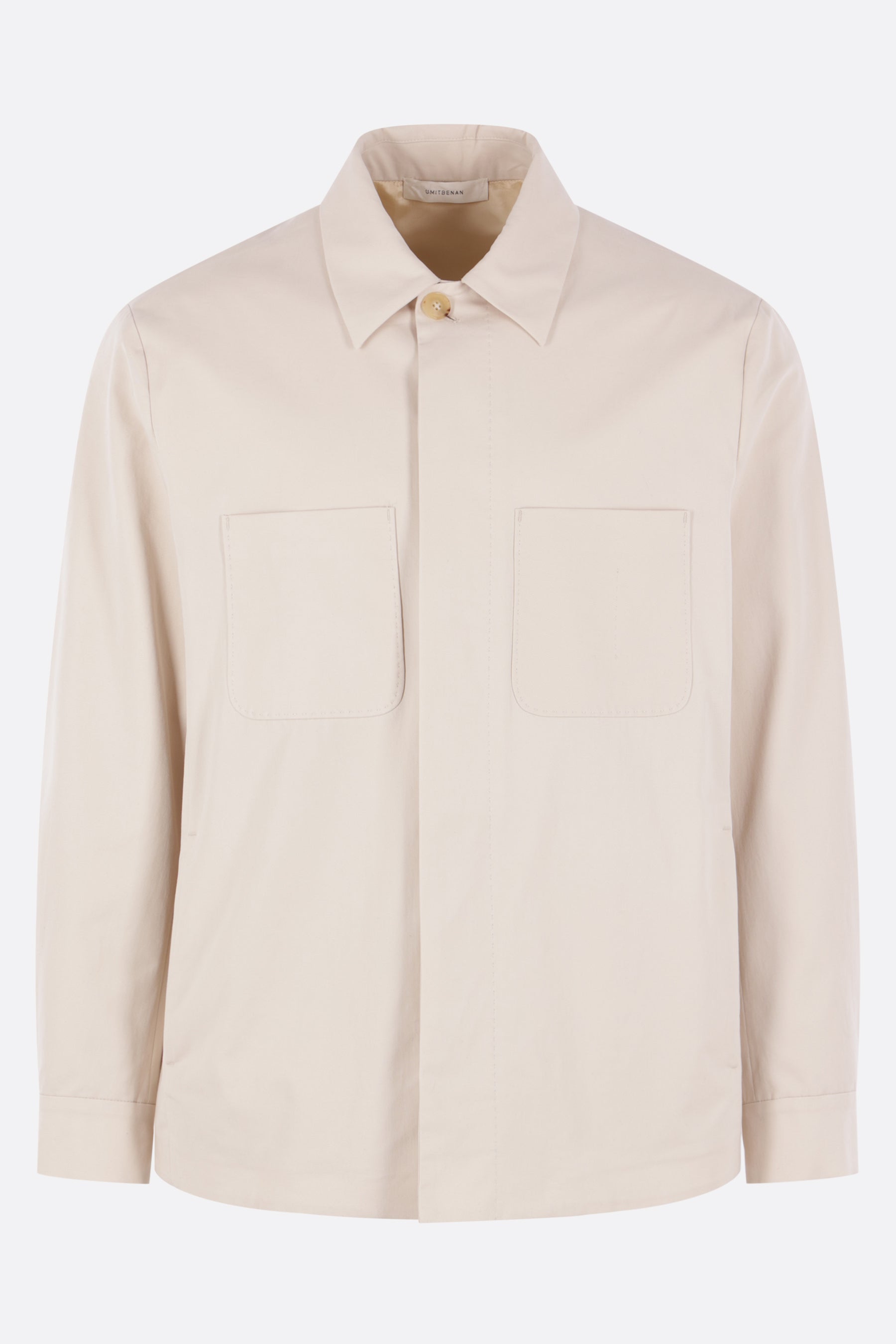 Jerome overshirt in cotton and cashmere