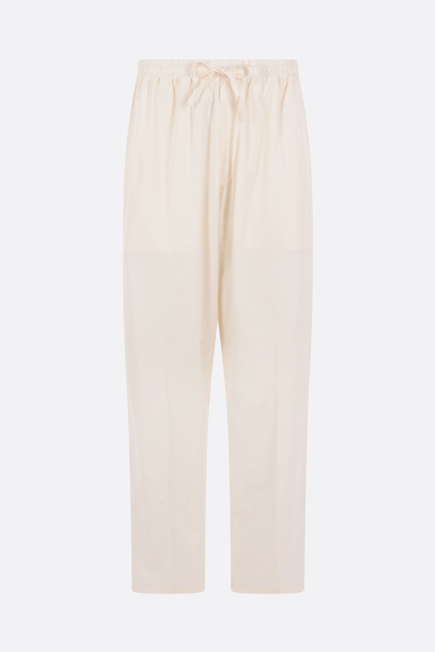 Julian pants in cotton and silk