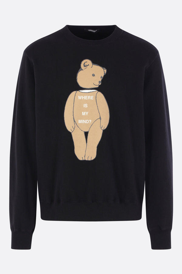 jersey sweatshirt with graphic print