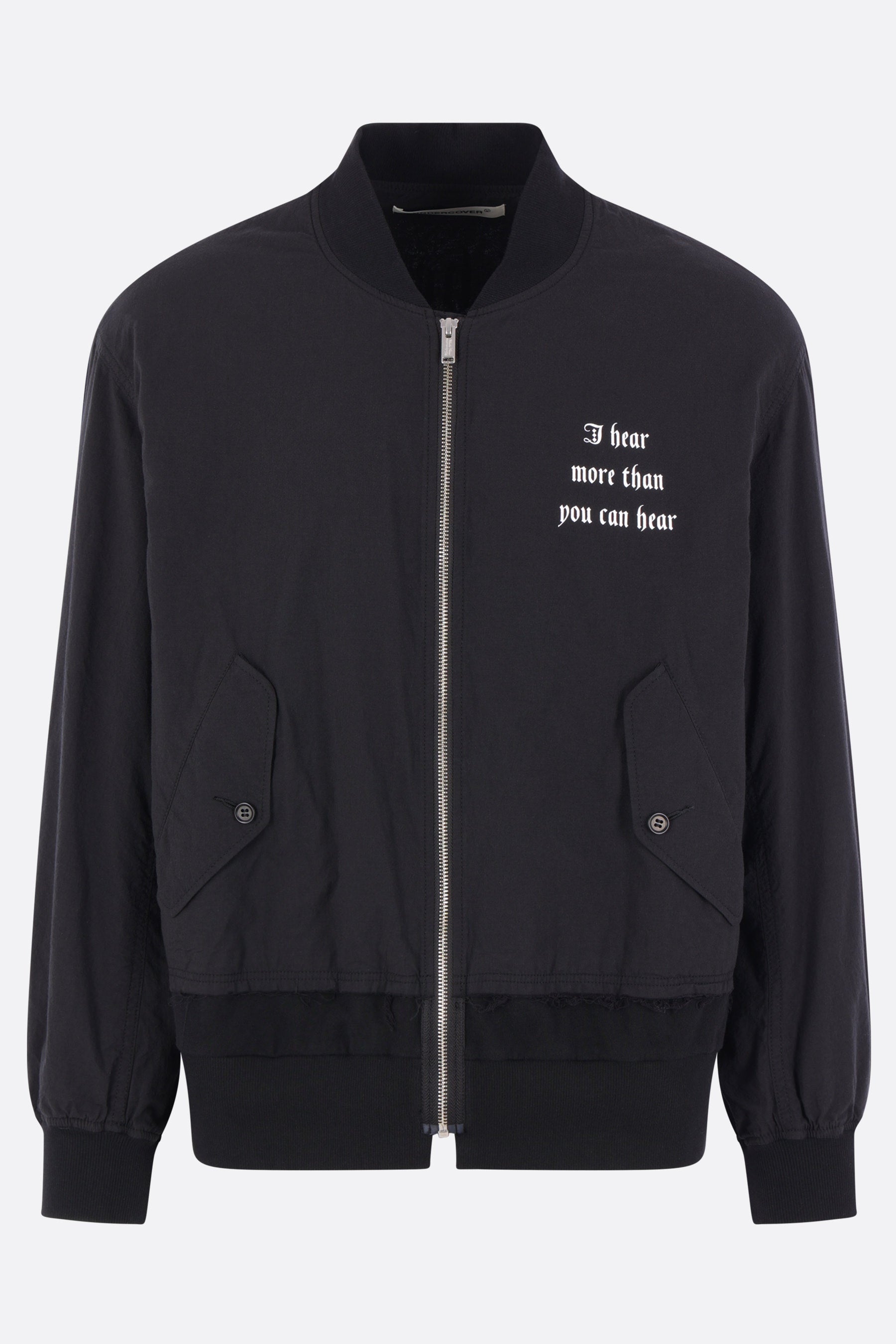 cotton bomber jacket with prints