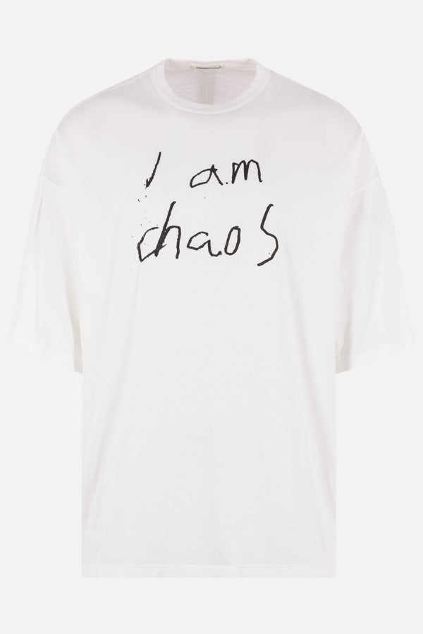 cotton blend oversized t-shirt