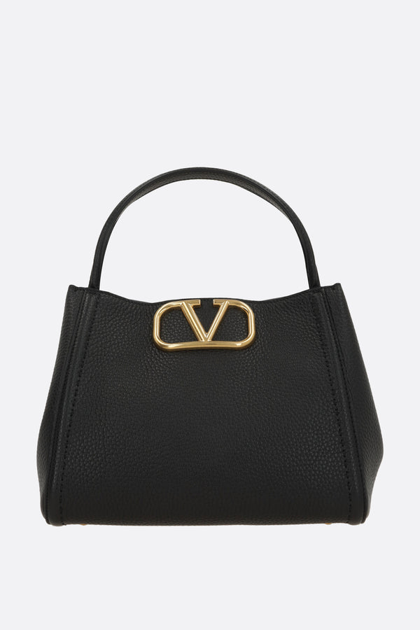 Alltime medium handbag in grainy leather