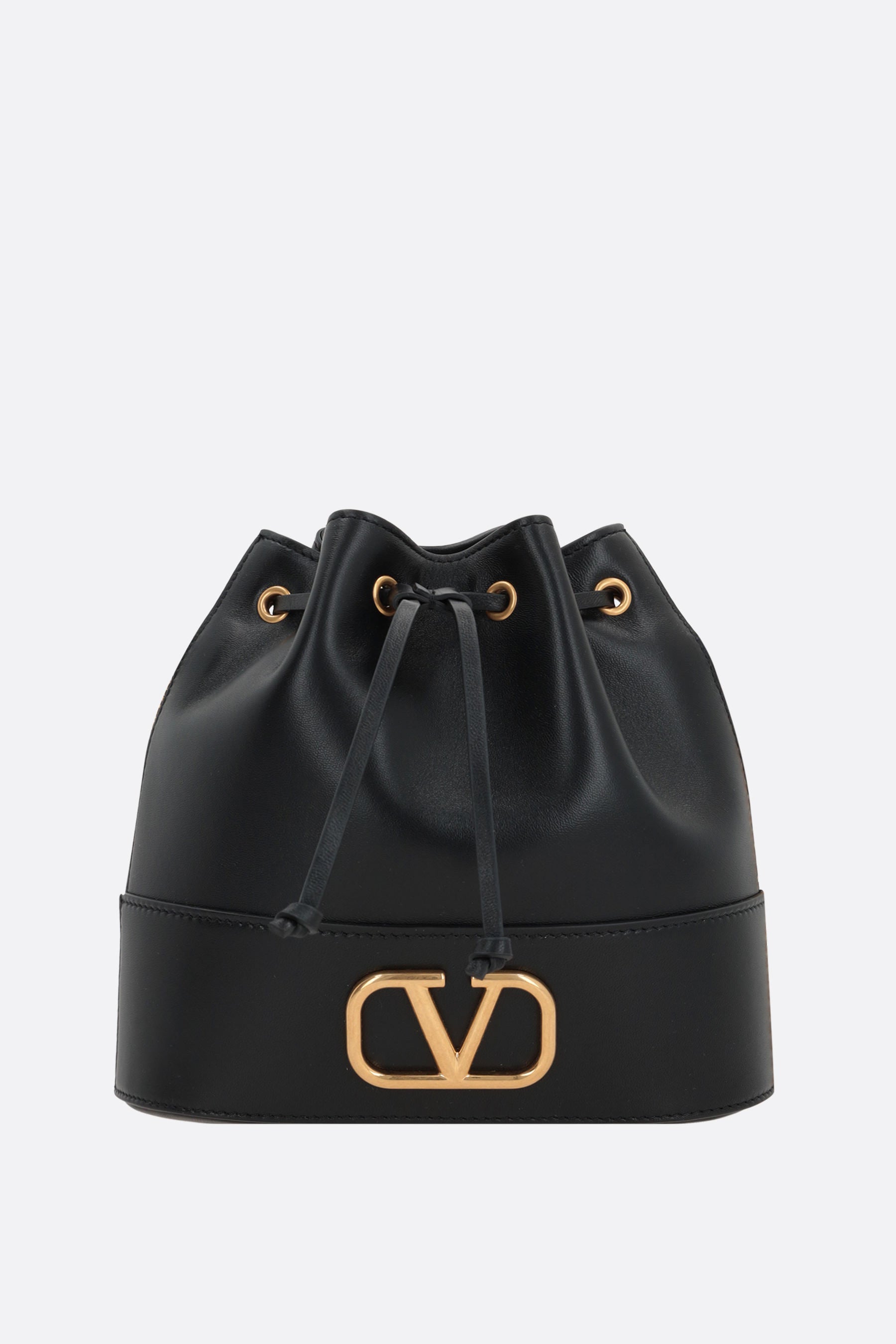 VLogo Signature mini bucket bag in nappa