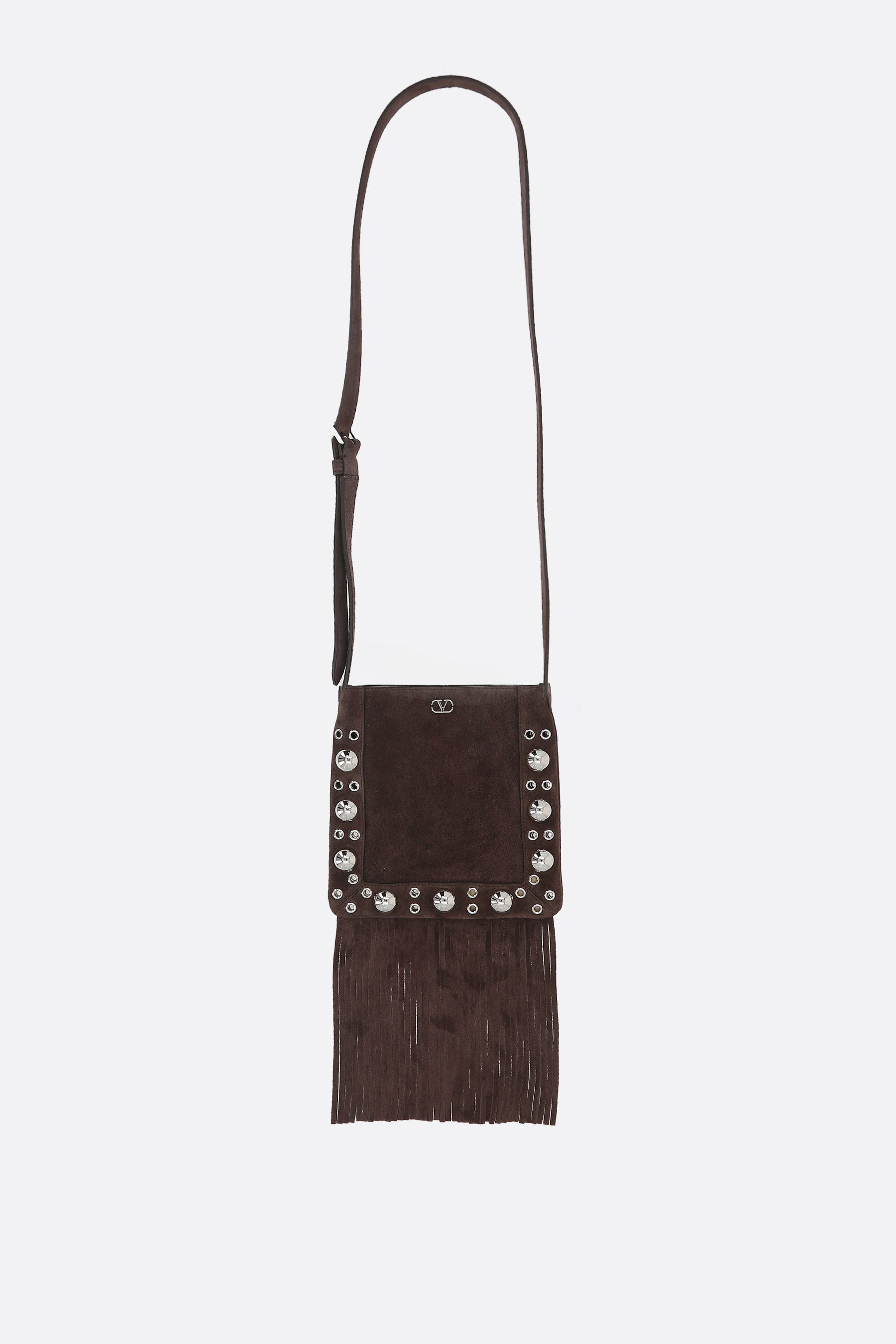 Nellcôte small crossbody bag in suede