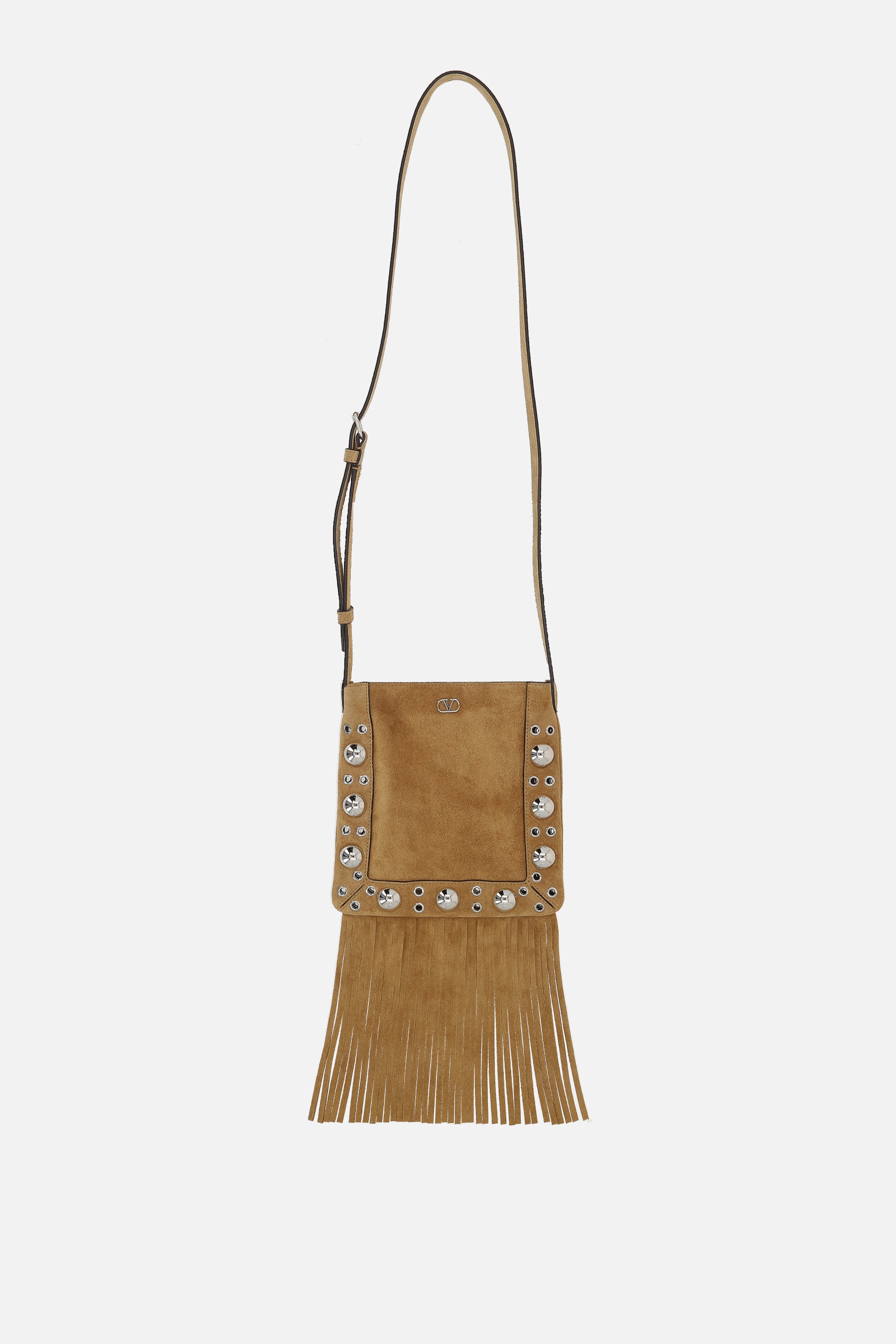Nellcôte small crossbody bag in suede