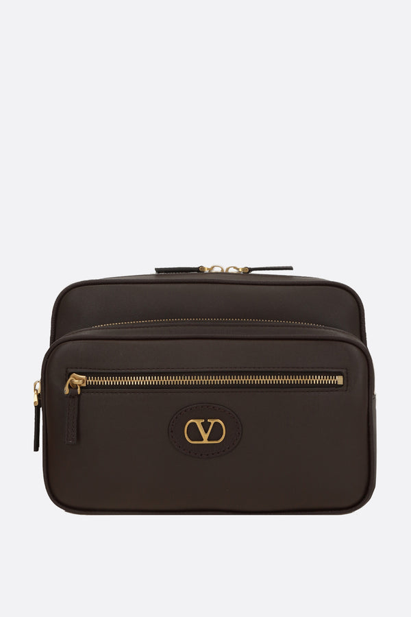 Antibes camera bag in smooth leather