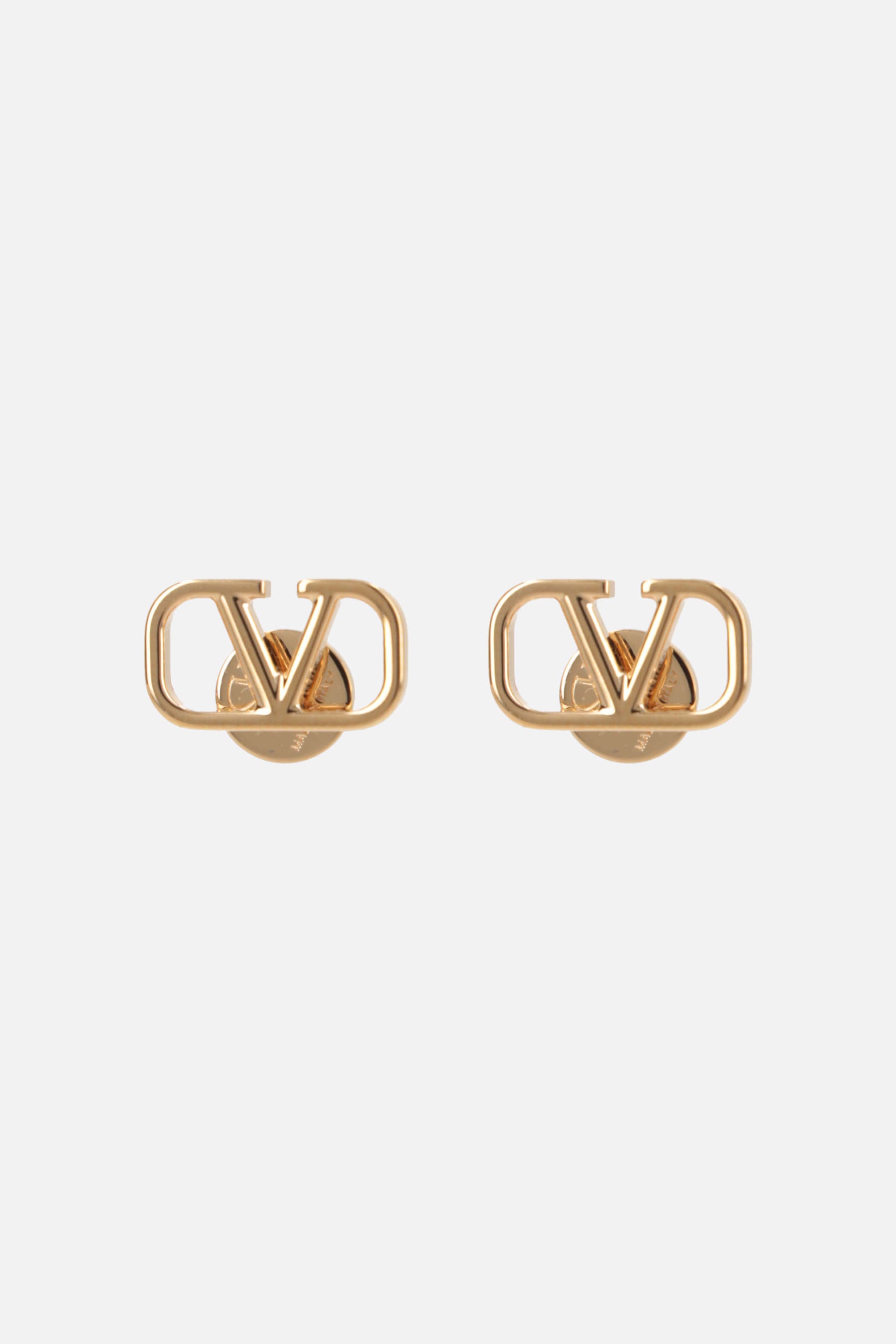 VLogo Signature earrings in metal
