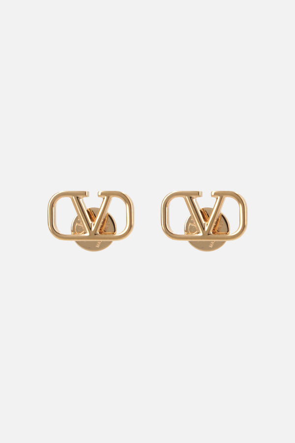 VLogo Signature earrings in metal