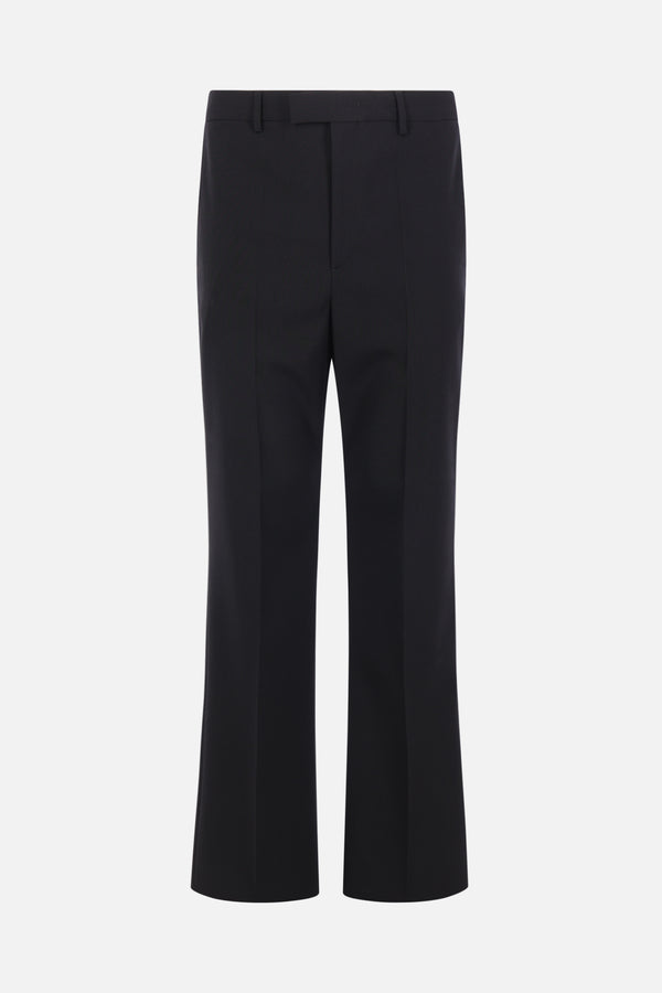 wool slim trousers