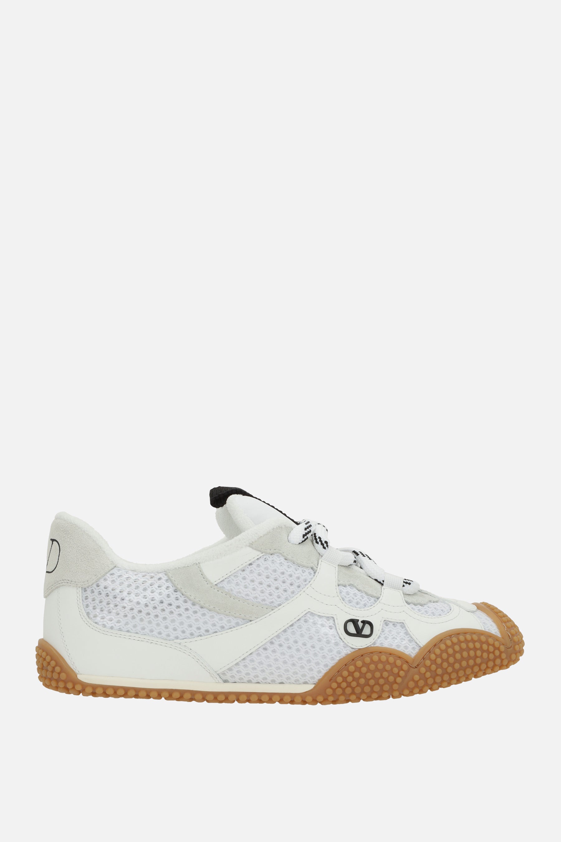 Amphibia sneakers in mesh and rubberized leather