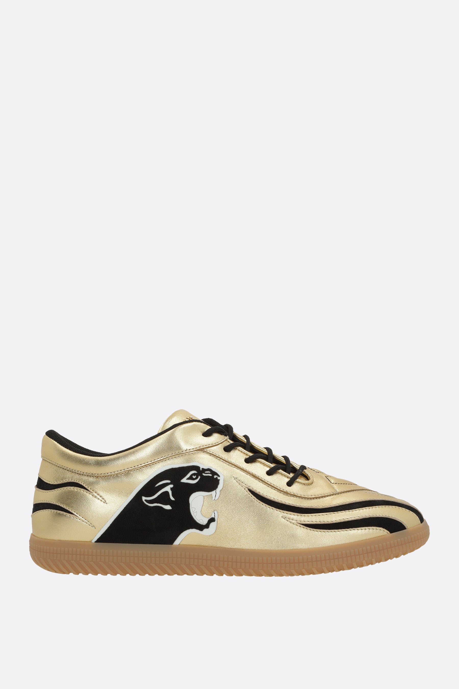 Kicky sneakers in laminated nappa