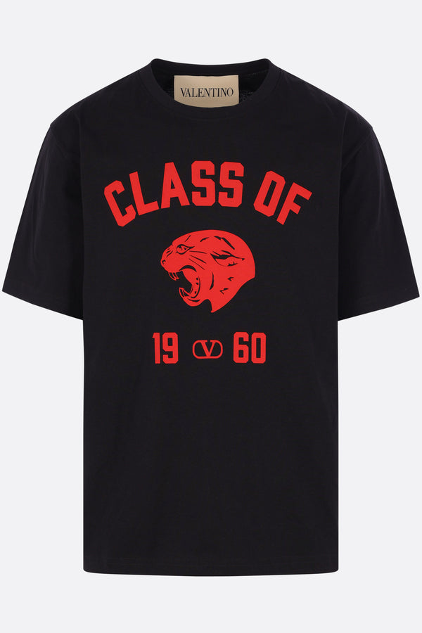cotton t-shirt with Panther print