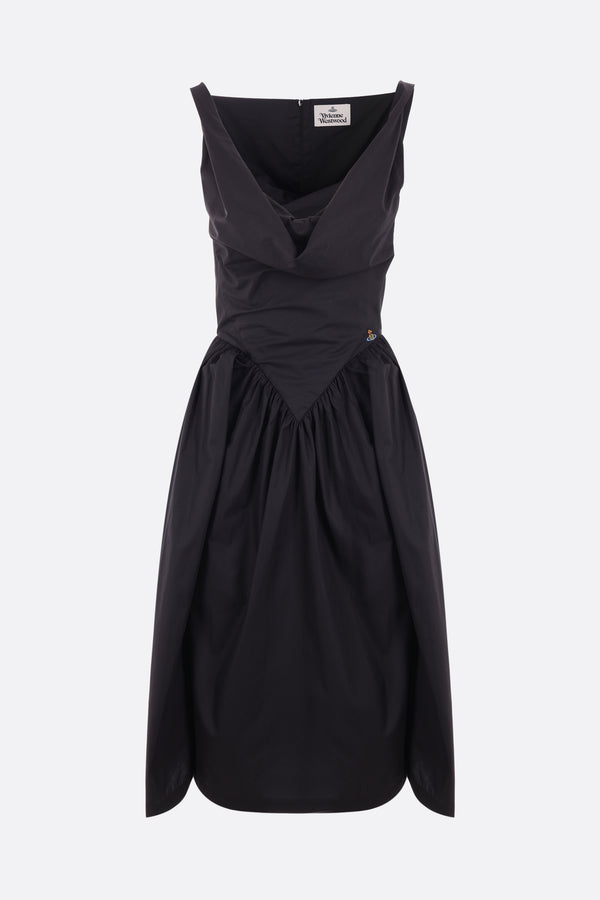 Sunday sleeveless dress in regenerative poplin