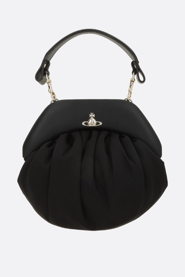 Brooke clutch in grosgrain