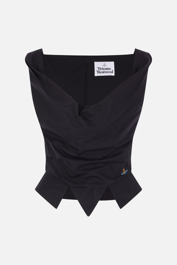 Sunday top in poplin