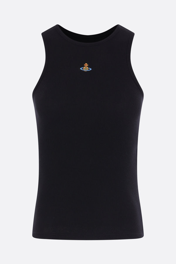 90s Vest tank top in rib jersey