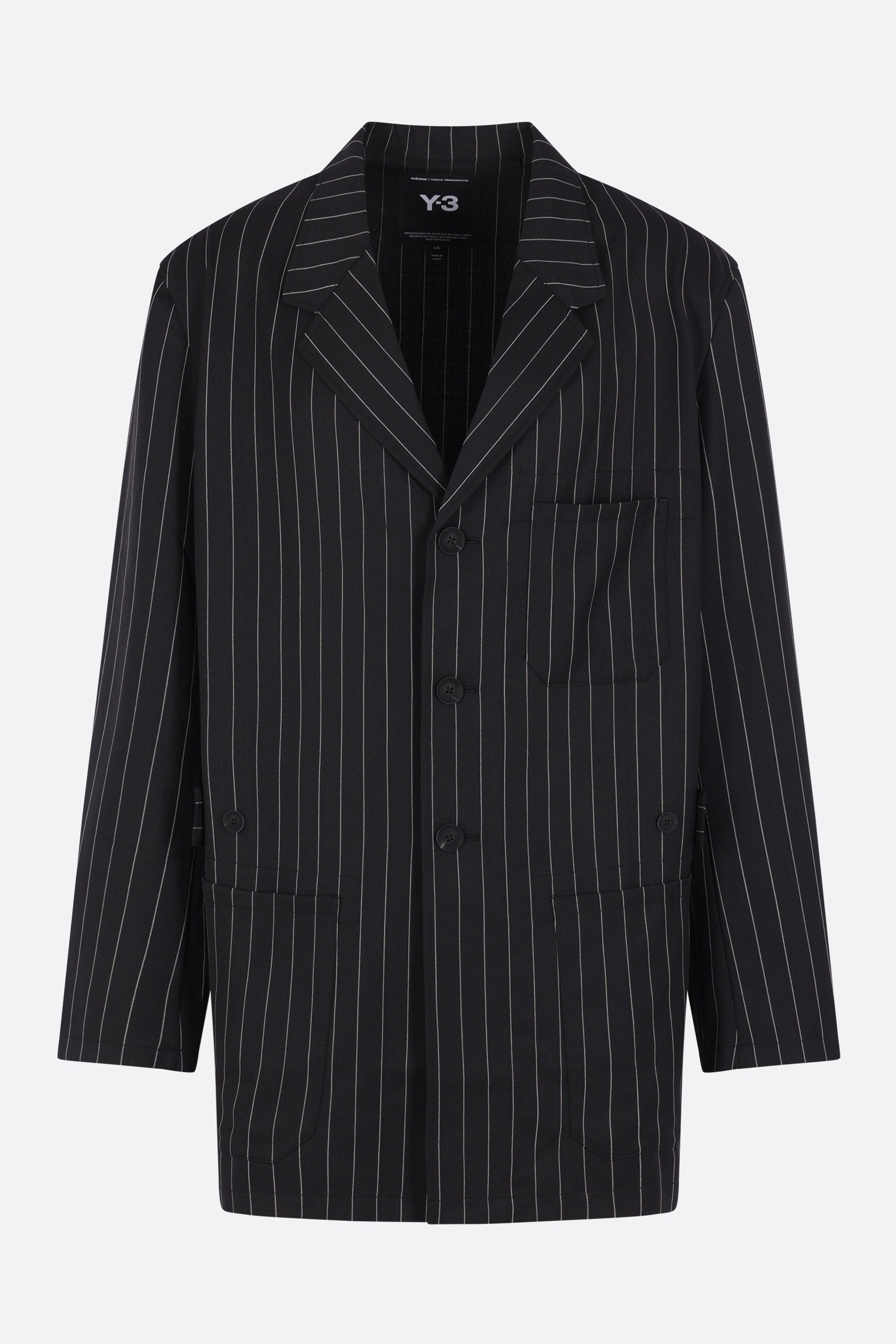 Chore single-breasted jacket in wool blend