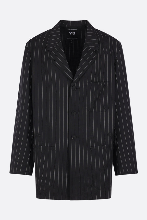 Chore single-breasted jacket in wool blend