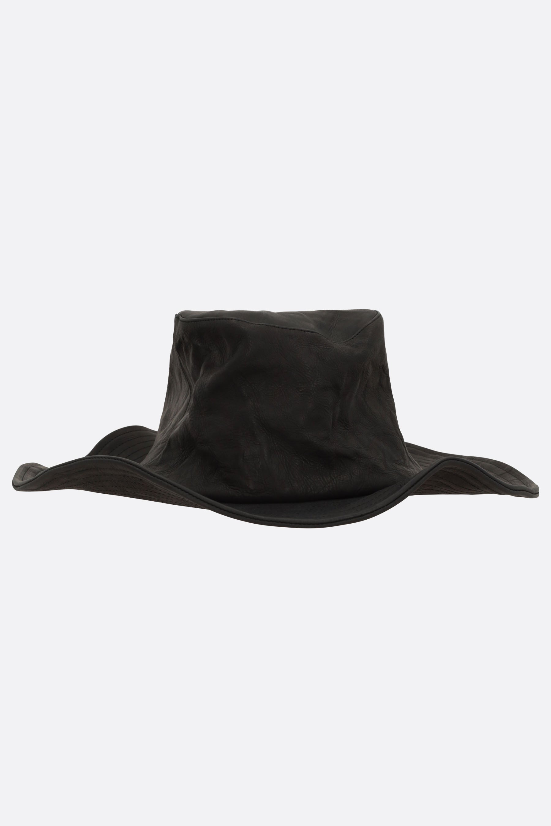 cowboy hat in washed leather
