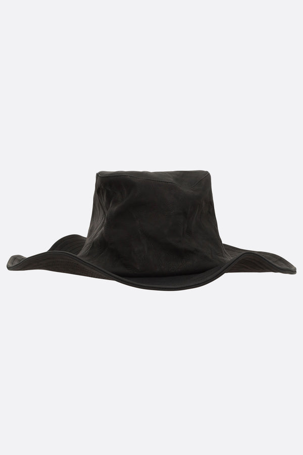 cowboy hat in washed leather