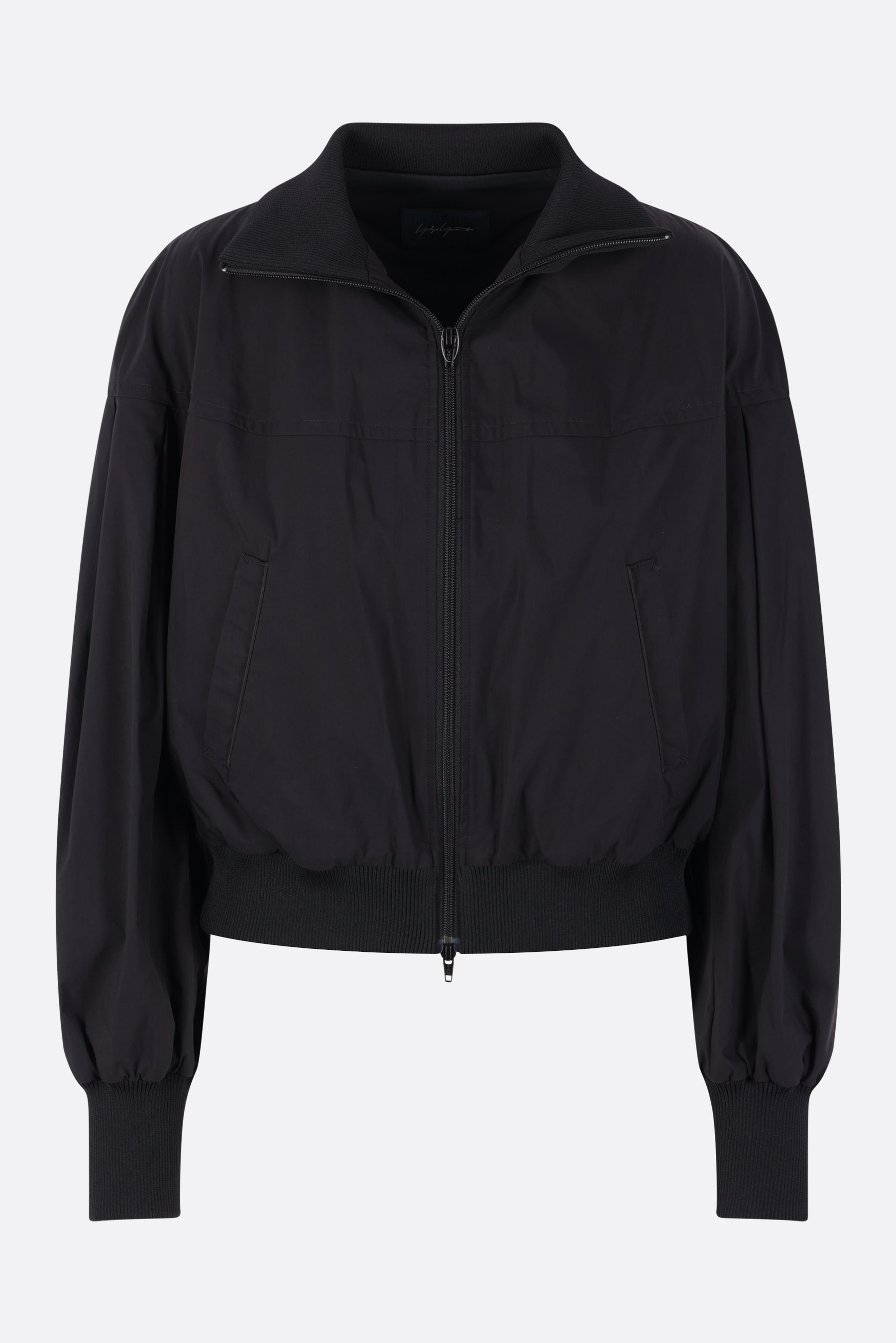 technical cotton bomber jacket
