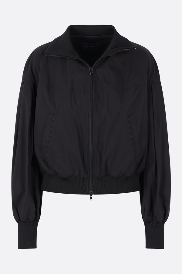 technical cotton bomber jacket