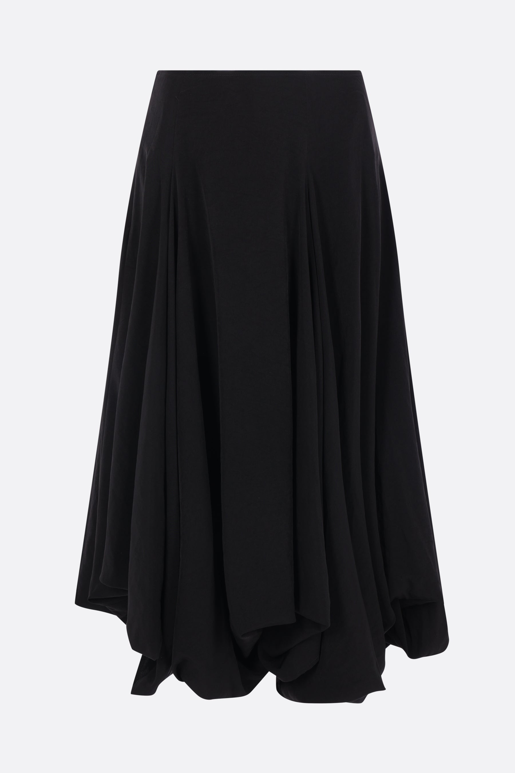 satin balloon skirt