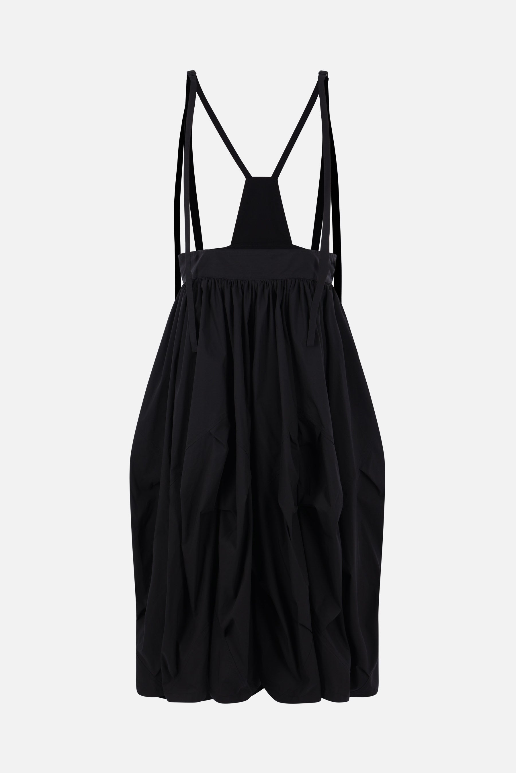 technical cotton overall skirt