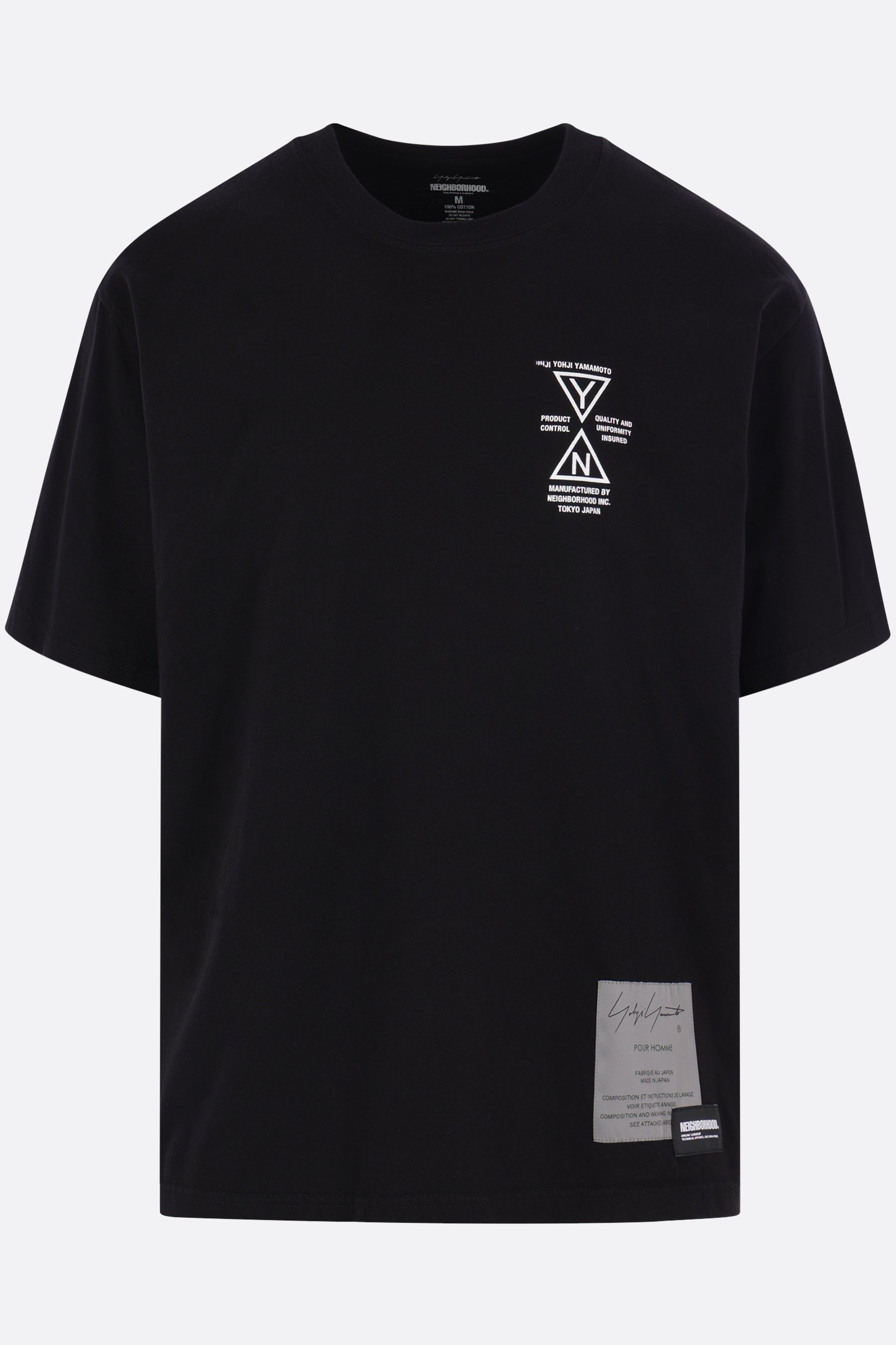 t-shirt in cotone stampa YN