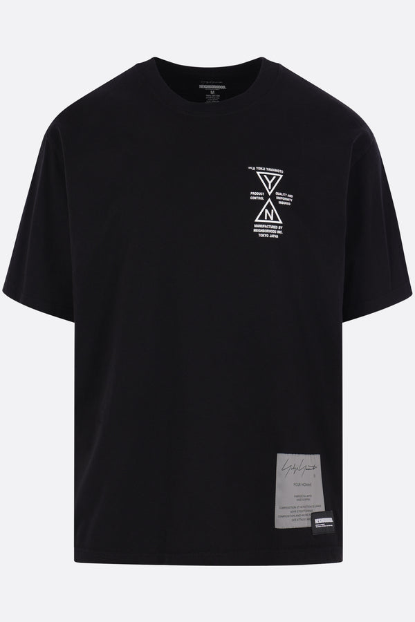 cotton t-shirt with YN print
