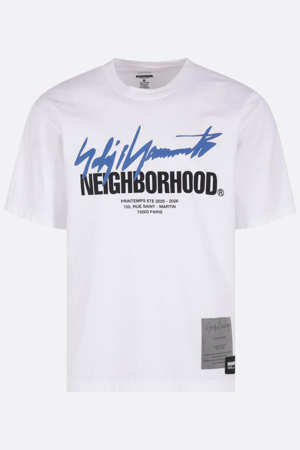 t-shirt in cotone stampa logo