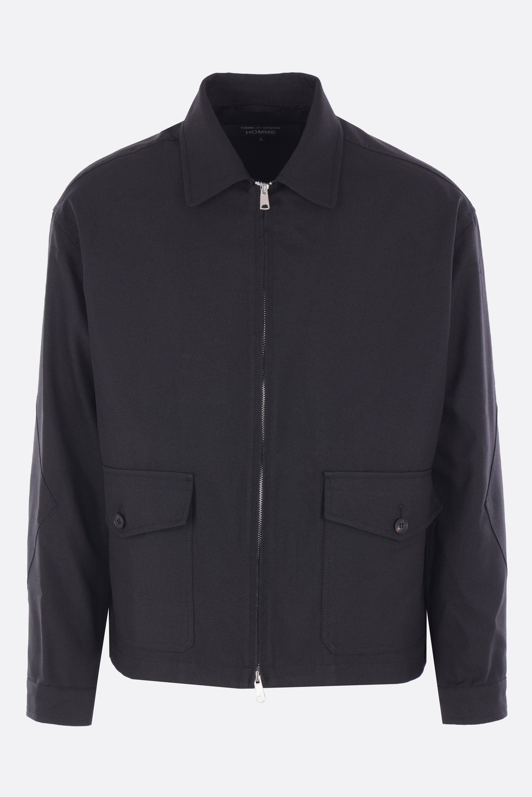 full-zip jacket in drill