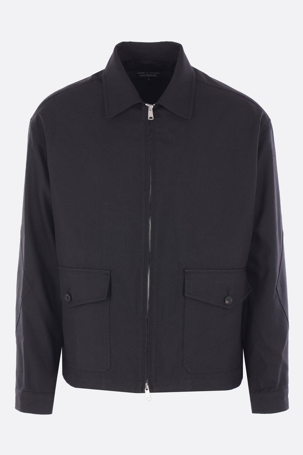 full-zip jacket in drill